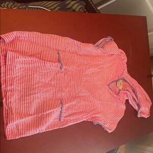Vineyard Vines Pink Striped Dress